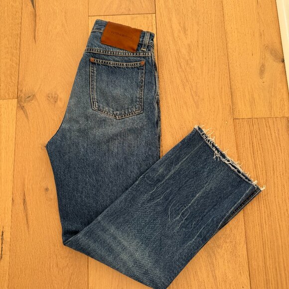 Victoria Beckham Relaxed Curved Jeans - Picture 10 of 12